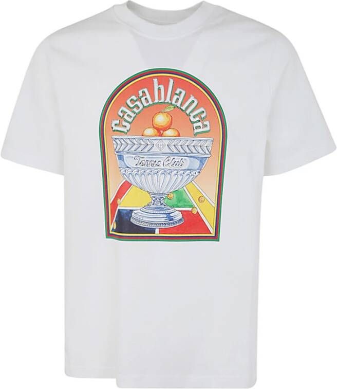 Casablanca T-Shirts Wit Heren