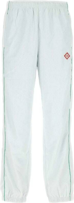 Casablanca Witte polyester joggers Wit Heren