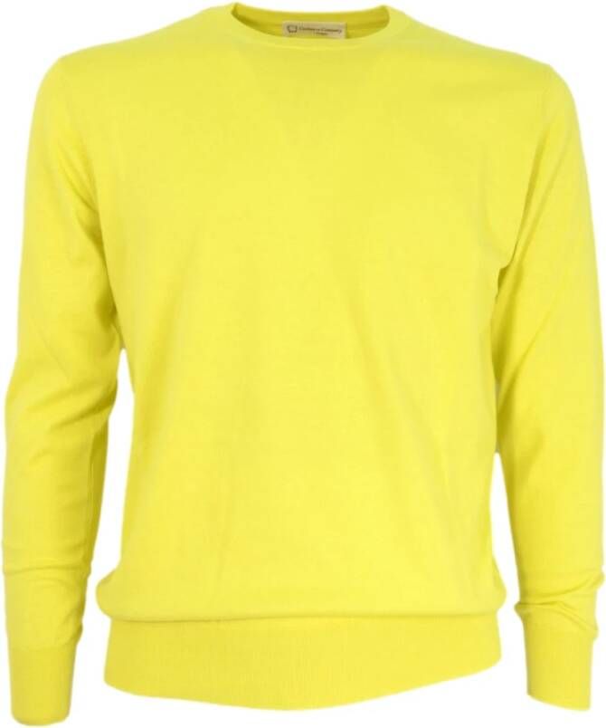 Cashmere Company Christer show 3338 Yellow Heren