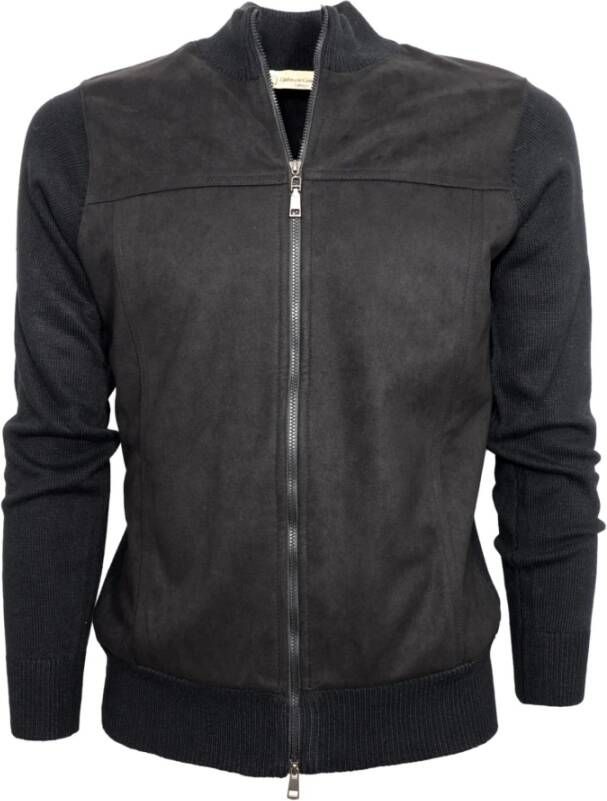 Cashmere Company Jassen Zwart Heren