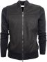 Cashmere Company Jassen Zwart Heren - Thumbnail 1