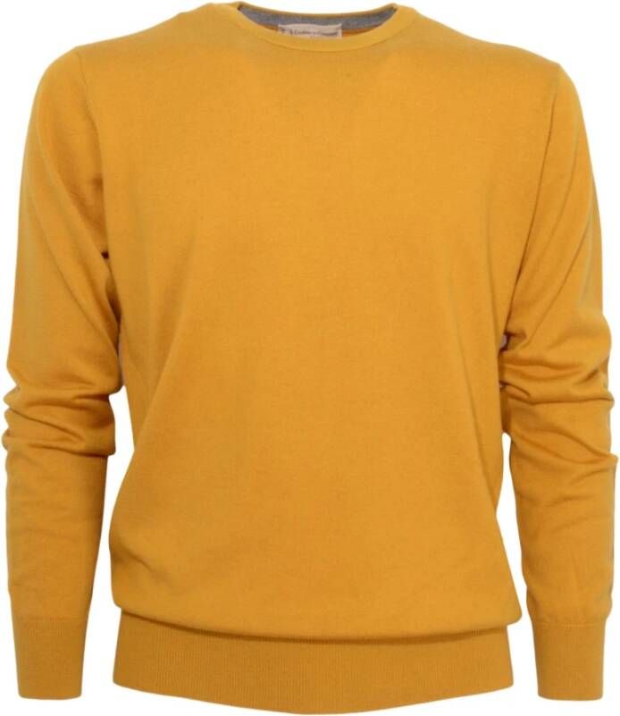 Cashmere Company Jersey 151 Yellow Heren
