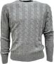 Cashmere Company Mannen Vlechttrui Grijs Heren - Thumbnail 1