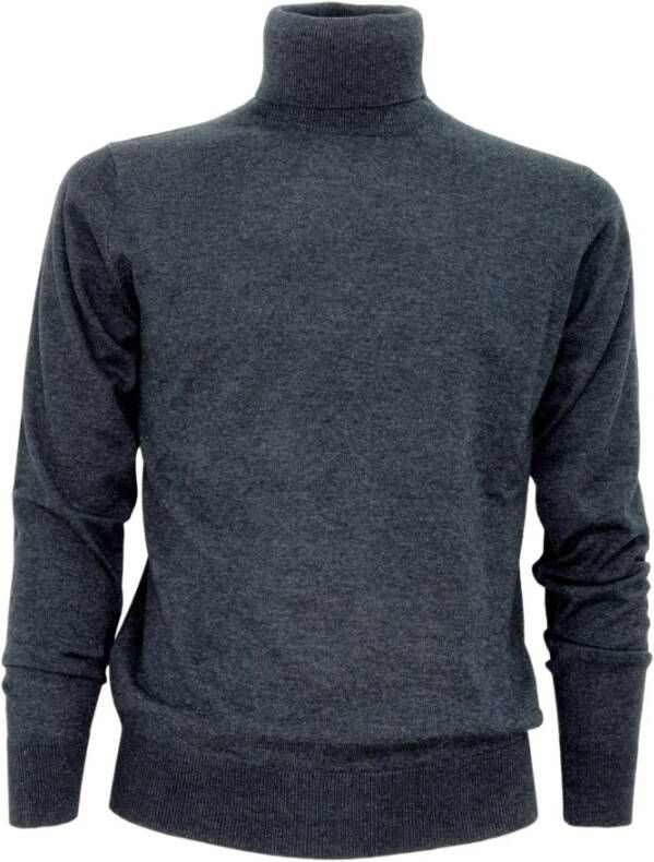 Cashmere Company Shirts Grijs Heren