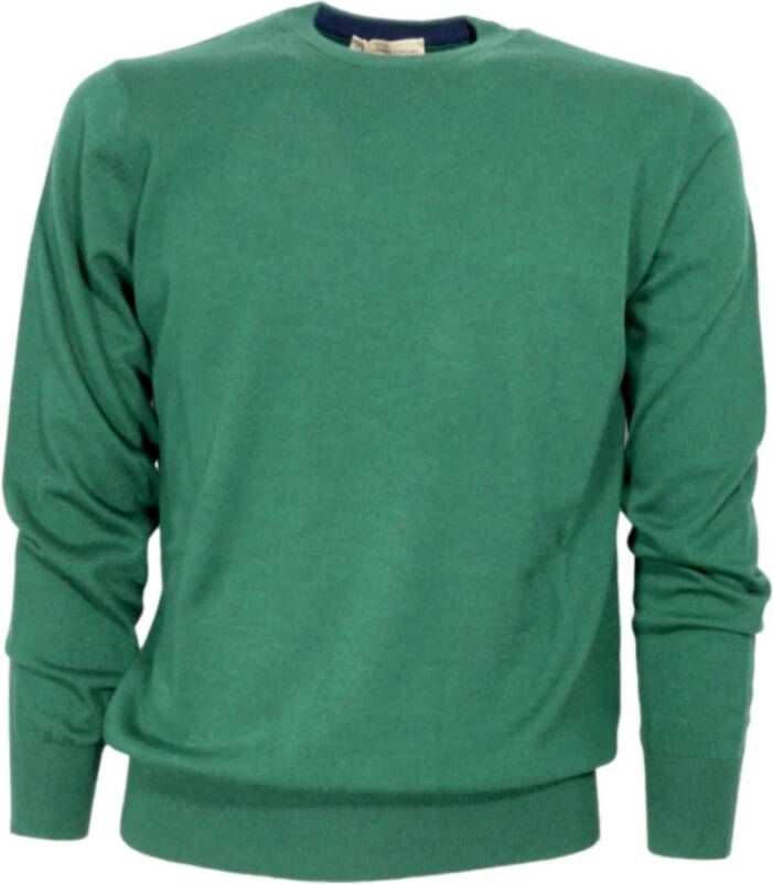 Cashmere Company Shirts Groen Heren