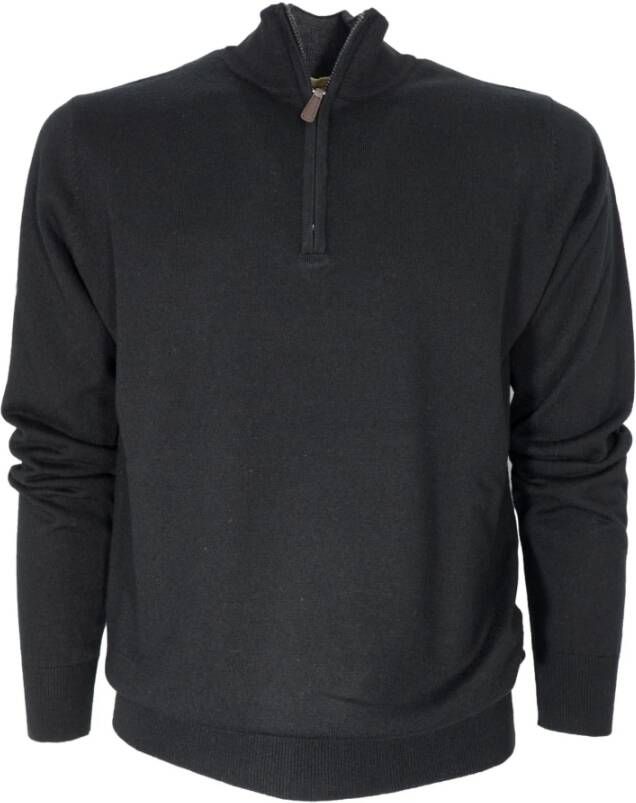 Cashmere Company Shirts Zwart Heren