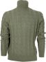 Cashmere Company Slim Fit Kasjmier en Wol Heren Turtleneck Trui in Groen Heren - Thumbnail 1