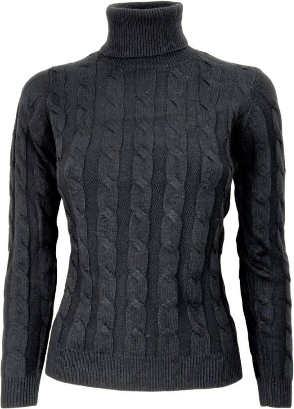 Cashmere Company Sweatshirt Zwart Dames