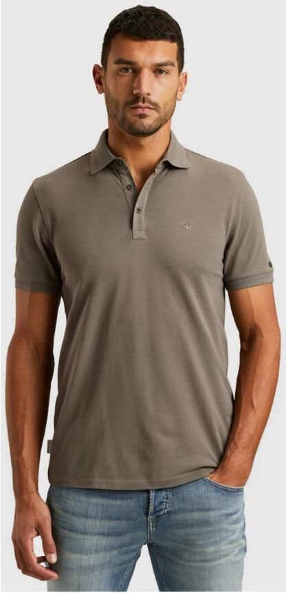 CAST IRON Heren Polo's & T-shirts Short Sleeve Polo Fine Pique Essential Groen - Foto 6