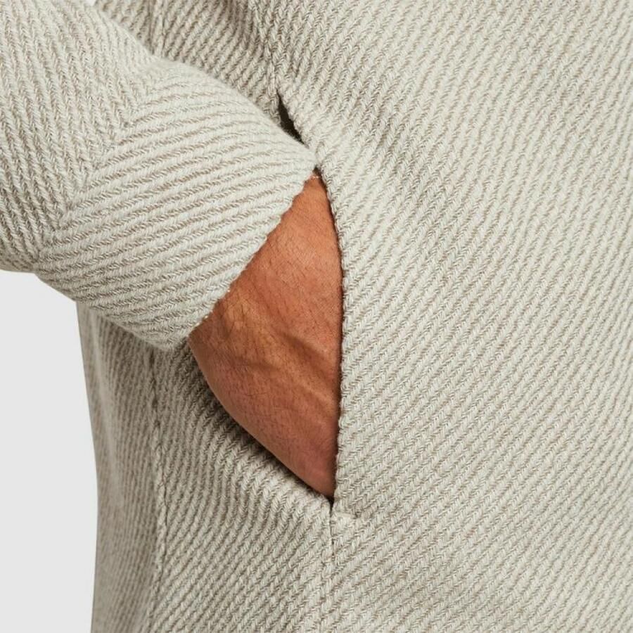 Cast Iron Gestructureerd Overshirt Lange Mouw Regular Fit Gray Heren - Foto 6