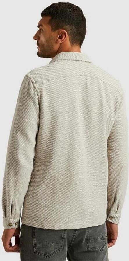 Cast Iron Gestructureerd Overshirt Lange Mouw Regular Fit Gray Heren - Foto 8