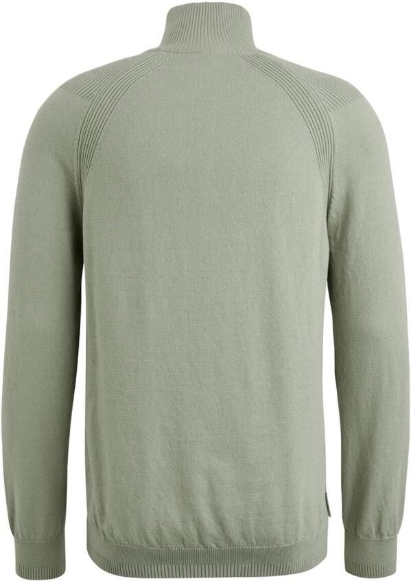 CAST IRON Heren Truien & Vesten Half Zip Collar Cotton Stretch Groen - Foto 5