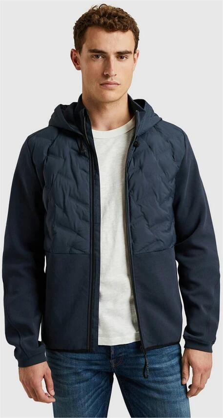 CAST IRON Heren Jassen Zip Jacket Interlock Nylon Blauw - Foto 6