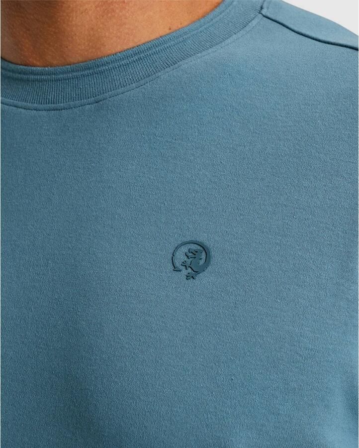 Cast Iron Korte Mouw T-shirt Regular Fit Blue Heren