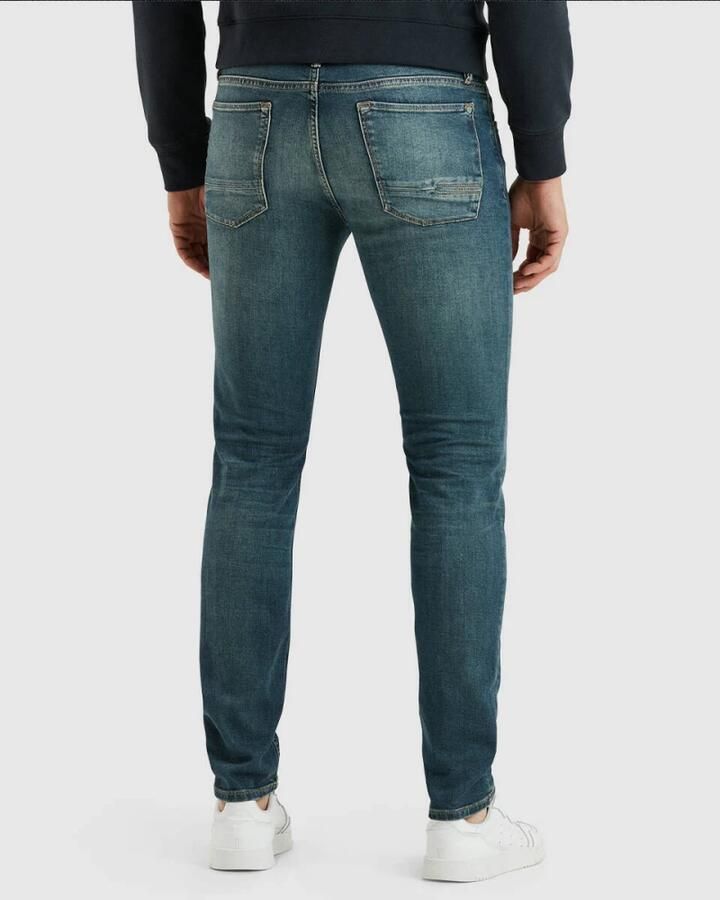 CAST IRON Heren Jeans Riser Slim Worn-in Blue Denim Blauw - Foto 12