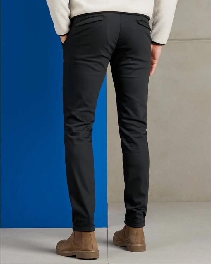 CAST IRON Heren Broeken Riser Chino Riser Stretch Zwart - Foto 4