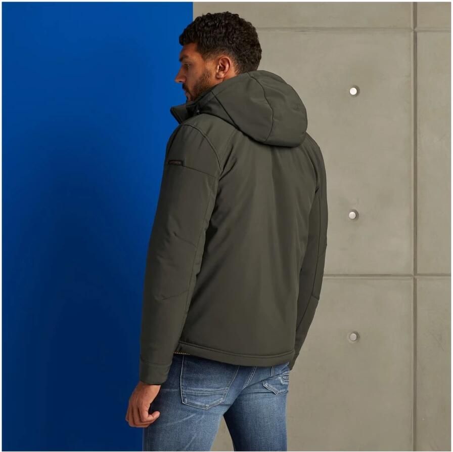 Cast Iron Superbolt Softshell Jas met Afneembare Capuchon Green Heren - Foto 4