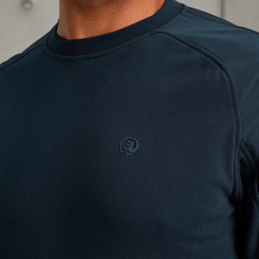 Cast Iron Terry Sweatshirt Regular Fit Blue Heren - Foto 3