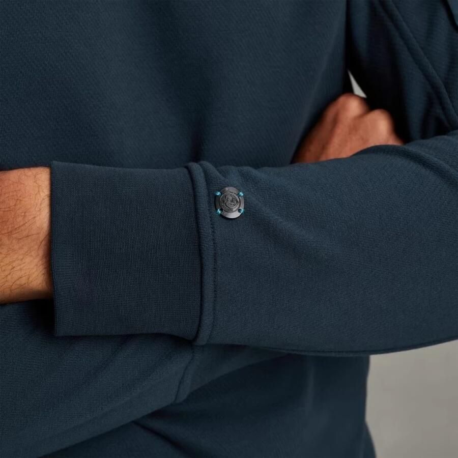 Cast Iron Terry Sweatshirt Regular Fit Blue Heren - Foto 5