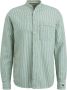 CAST IRON Heren Polo's & T-shirts Long Sleeve Shirt Co Li Dobby Stripe Mint - Thumbnail 2