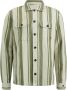 CAST IRON Heren Overhemden Long Sleeve Shirt Sanborn Twill Stripe Beige - Thumbnail 2
