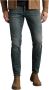 Cast Iron Blauwe Slim Fit Jeans Shiftback Regular Tapered Vintage Tinted WAsh - Thumbnail 3