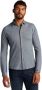 Cast Iron Overhemd- CI Long Sleeve Shirt CF Jersey Pique TEC Blauw Heren - Thumbnail 1