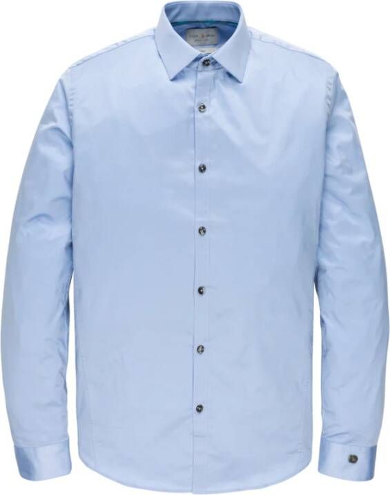 Cast Iron Overhemd- CI L S Shirt Corbra Blauw Heren