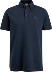 Cast Iron regular fit polo donkerblauw