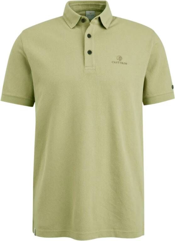 Cast Iron Polo Groen Heren