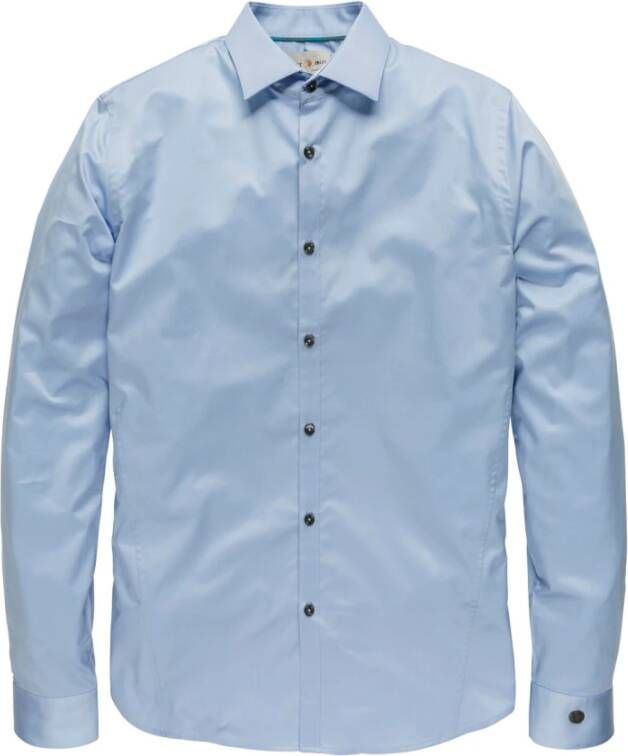 Cast Iron Shirt Blauw Heren