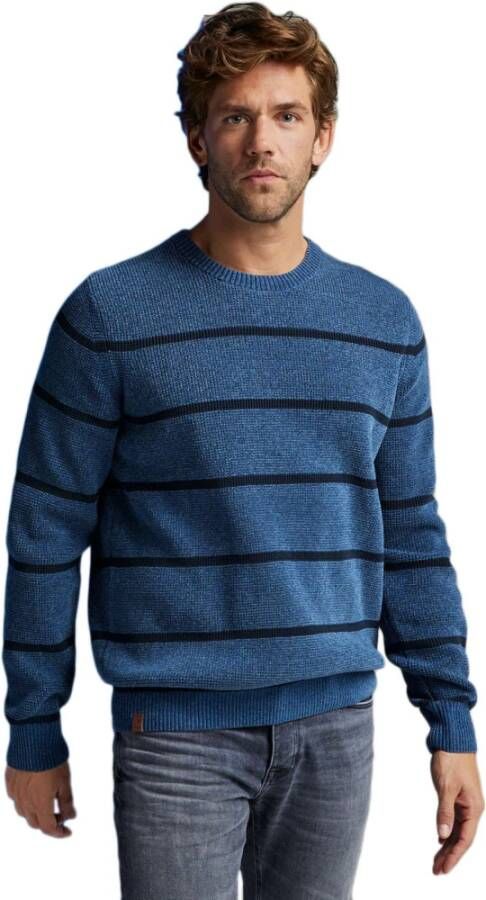 Cast Iron Sweater Blauw Heren
