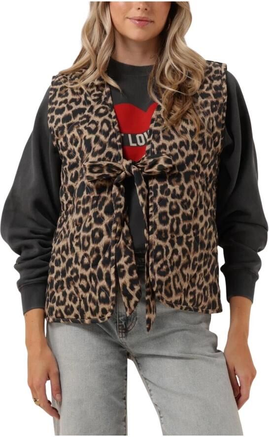 Catwalk Junkie Antraciet Gewatteerde Bodywarmer Multicolor Dames - Foto 3