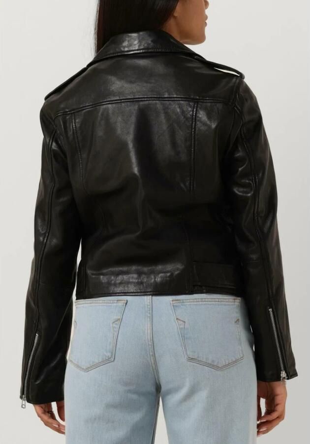 Catwalk Junkie Biker Babe Leren Jas Zwart Black Dames - Foto 3