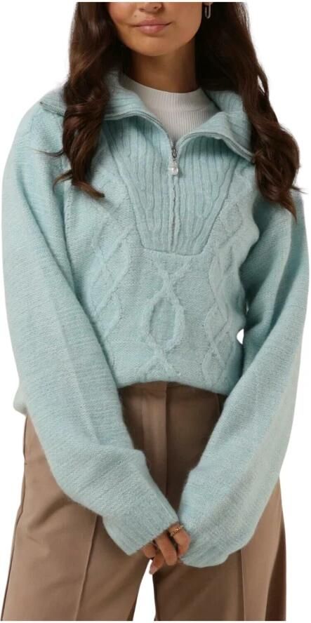 CATWALK JUNKIE Dames Truien & Vesten Kn Ronja Lichtblauw - Foto 3