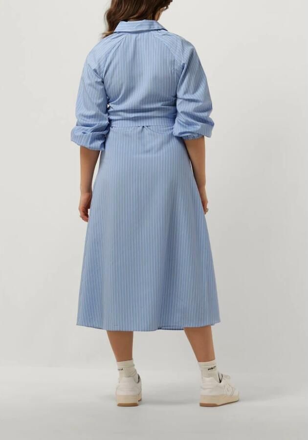 Catwalk Junkie Blauw Wit Gestreepte Midi Jurk Multicolor Dames - Foto 2