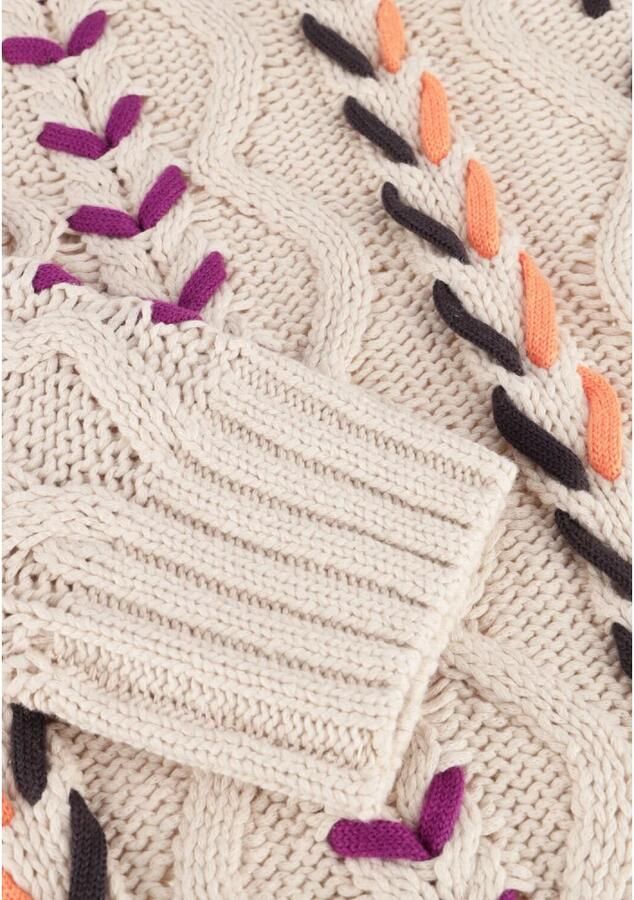 CATWALK JUNKIE Dames Truien & Vesten Multi Color Cable Knit Ecru - Foto 5
