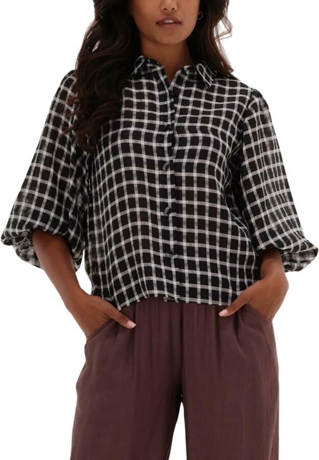 Catwalk Junkie Naomie Zwarte Blouse Dames Multicolor Dames - Foto 3