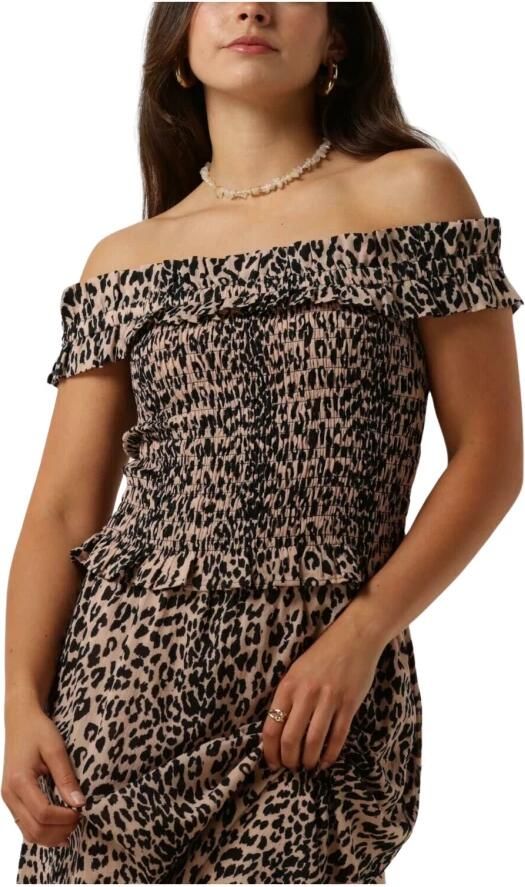 CATWALK JUNKIE Dames Tops & T-shirts Off-shoulder Smock Top Bruin - Foto 7