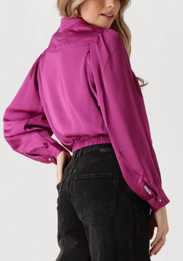 CATWALK JUNKIE Dames Blouses Button Up Blouse With Lash Paars - Foto 2