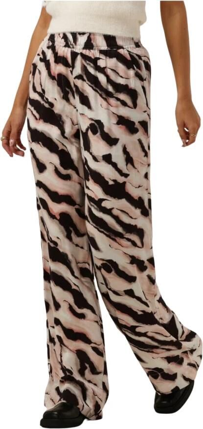 Catwalk Junkie Yala Animal Print Wijde Broek Brown Dames - Foto 5