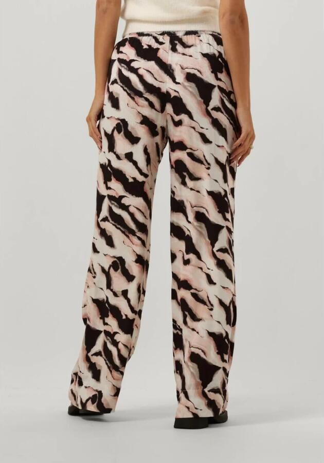 Catwalk Junkie Yala Animal Print Wijde Broek Brown Dames - Foto 3