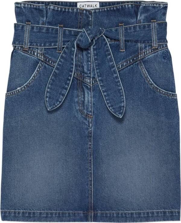 Catwalk Junkie Rok boogie Blauw Dames