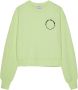 Catwalk Junkie sweater SW ENJOY THE NOW met printopdruk groen - Thumbnail 3