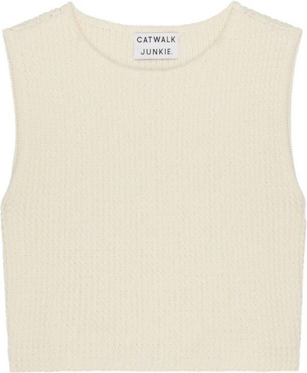 Catwalk Junkie Top lange mouw Beige Dames