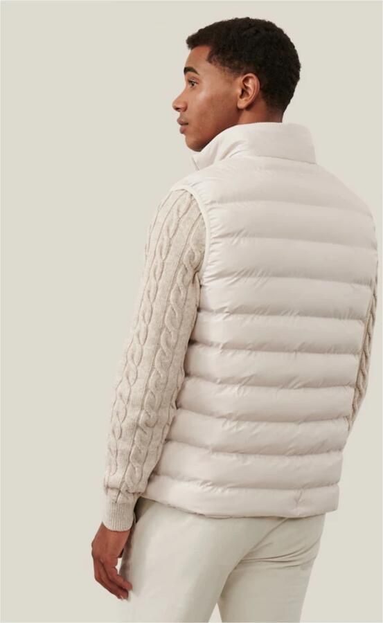 Cavallaro Napoli Cavallaro Riggio Bodywarmer Beige - Foto 5