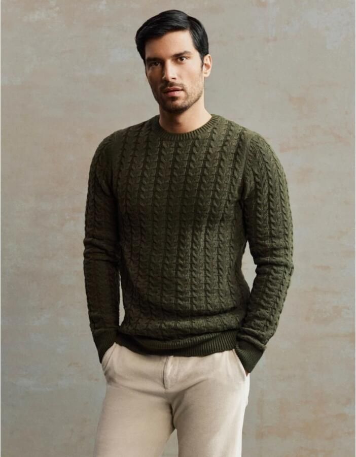 Cavallaro Groen Orvieto Stijlvol Overhemd Green Heren - Foto 3