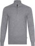 Cavallaro Slim Fit Grijze Half Zip Pullover Grijs Heren - Thumbnail 1