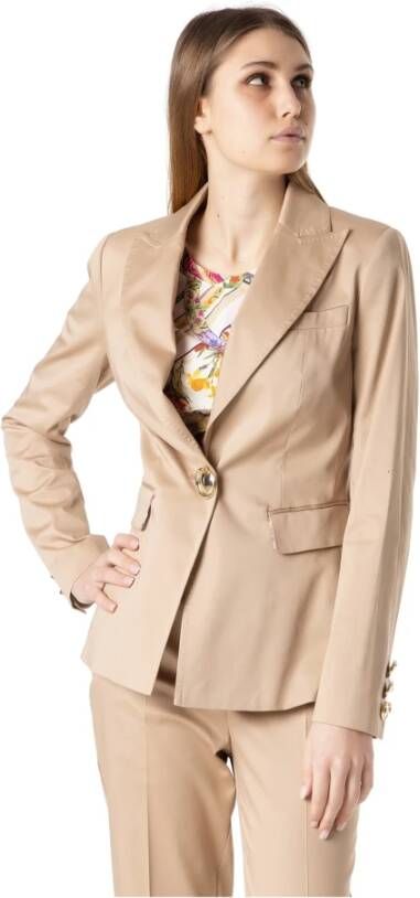 Cavalli Class Blazers Beige Dames