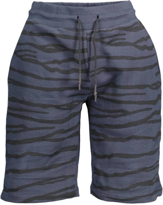 Cavalli Class Cavalli Cl Blue Men Bermuda Trousers Blauw Heren